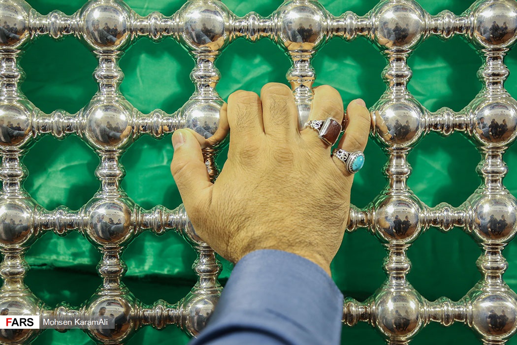 رونمایی از ضریح جدید مطهر شهدای کربلا در قم