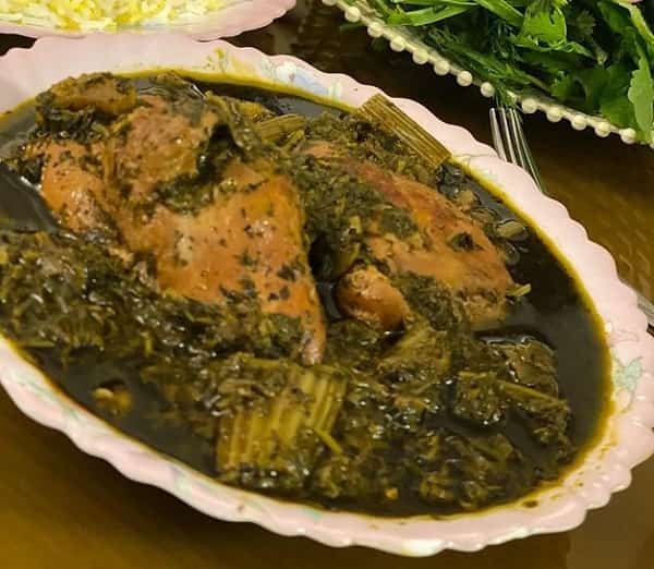 دستور پخت خورش کرفس با مرغ