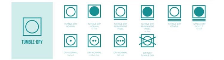 علائم شستشو روی لباس ها هر کدام به چه معنا هستند؟