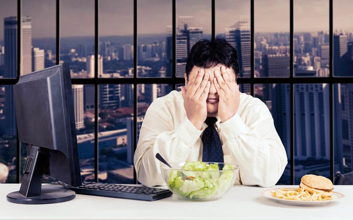 رابطه استرس و چاقی