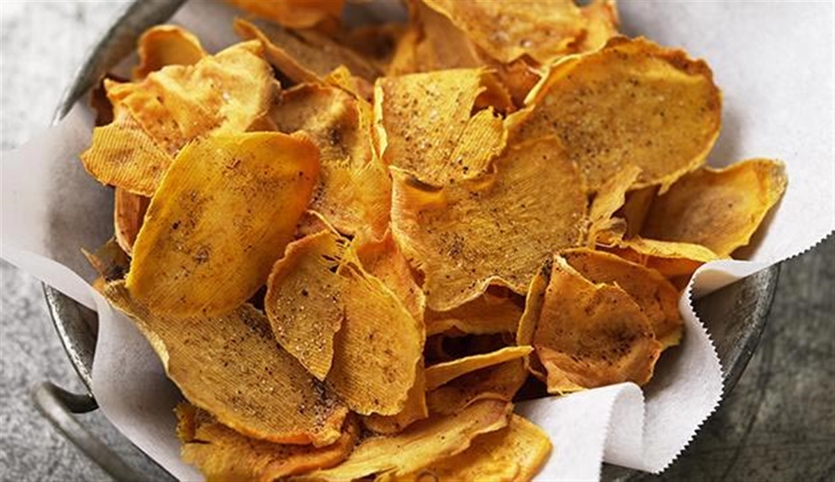 طرز تهیه انواع چیپس های گیاهی