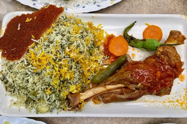 دستور پخت سبزی پلو با ماهیچه