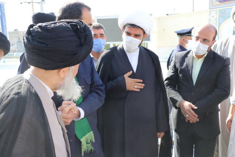 گزارش تصویری از تشرف حضرت آیت الله علوی گرگانی به حرم مطهر امامزاده سیدعلی( ع)