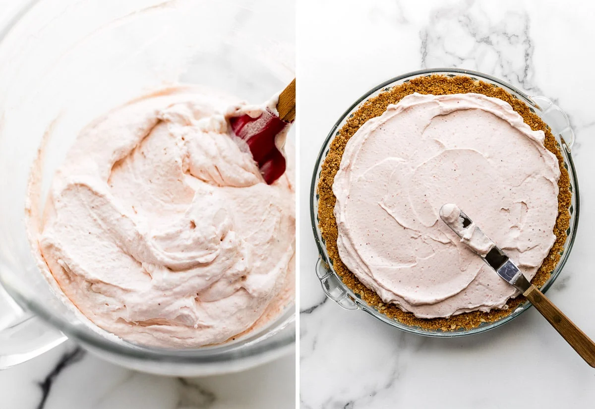 دستور تهیه چیز کیک توت فرنگی بدون پخت