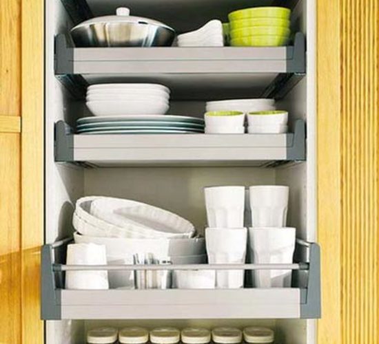 ترفندهایی برای مرتب کردن کابینت های آشپزخانه