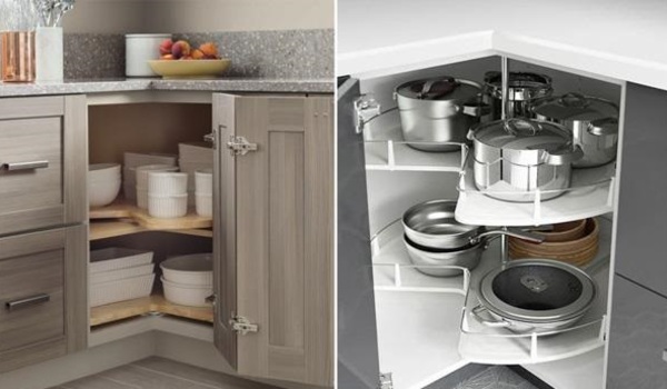 ترفندهایی برای مرتب کردن کابینت های آشپزخانه