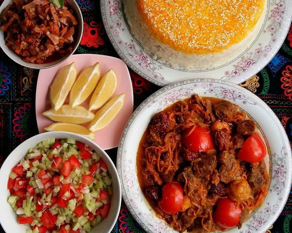 دستور تهیه سه مدل غذای آذربایجان شرقی