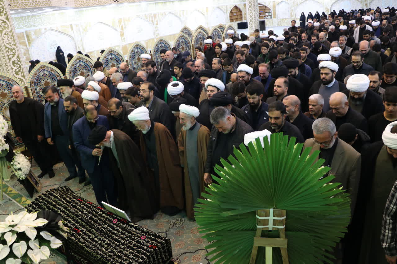 گزارش تصویری وداع و تشیع فرزند حضرت آیت الله صدیقی