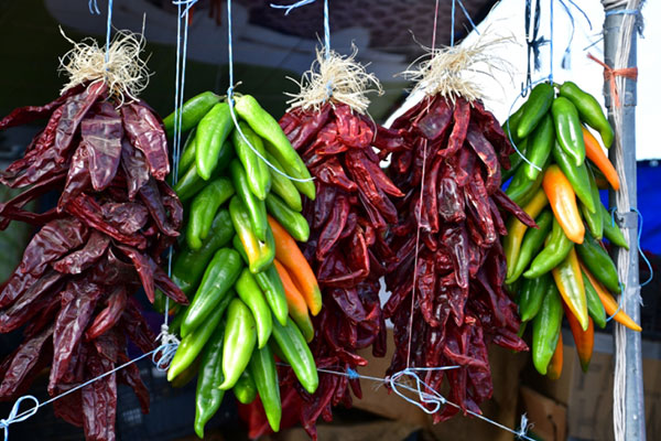 نحوه خشک کردن فلفل در خانه