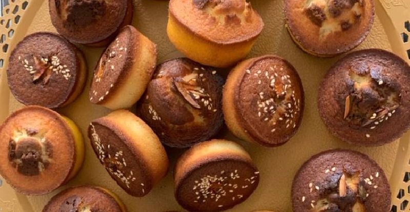 طرز تهیه انواع کاپ کیک زعفران