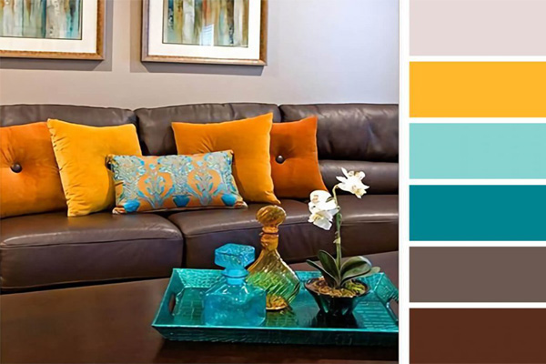 رنگ نارنجی در دکوراسیون منزل رنگ نارنجی در دکوراسیون منزل