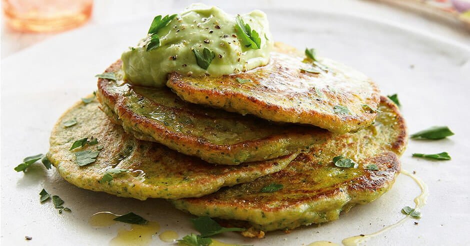 دستور طرز تهیه پنکیک باقلوا، پنکیک سبزیجات و پنکیک مغزدار با شکلات نوتلا