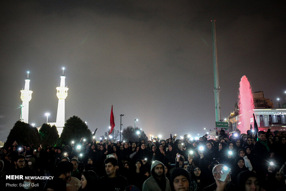 گزارش تصویری حضور میلیونی مشهدی‌ها برای تشییع سرداران مقاومت