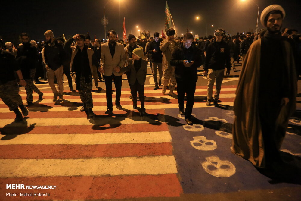 تصاویری از قیام مردم قم به احترام سیدالشهدای مقاومت