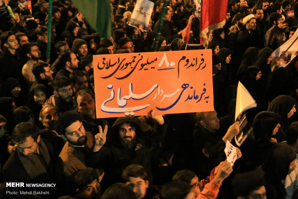 تصاویری از قیام مردم قم به احترام سیدالشهدای مقاومت
