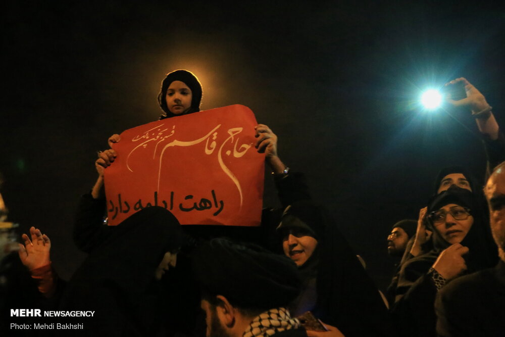 تصاویری از قیام مردم قم به احترام سیدالشهدای مقاومت