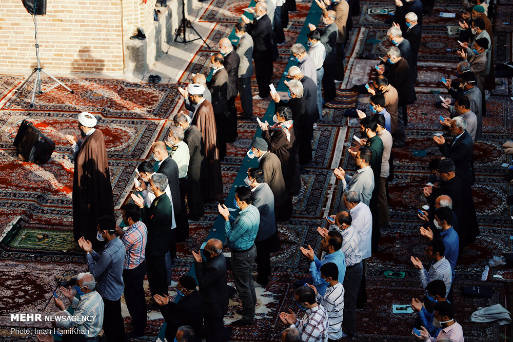 نماز عید فطر در سراسر کشور با رعایت پروتکل های بهداشتی