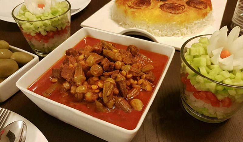 دستور پخت قیمه بامیه
