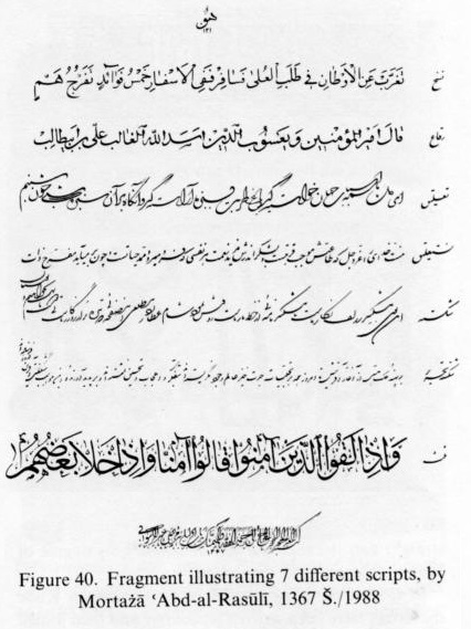 خط توقیع