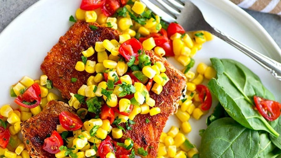 طرز پخت ماهی سالمون با چند سس متفاوت