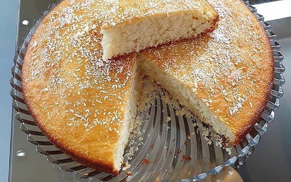 دستور پخت کیک نارگیلی در خانه