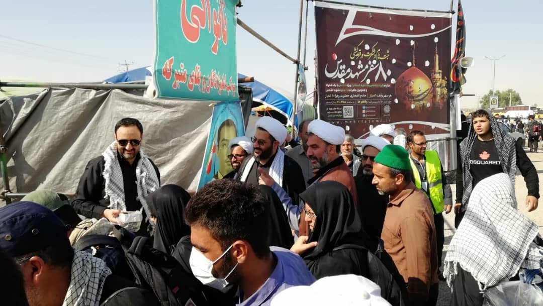 بازدید معاون فرهنگی اجتماعی اوقاف از موکب های مرز شلمچه، چذابه، مهران و خسروی