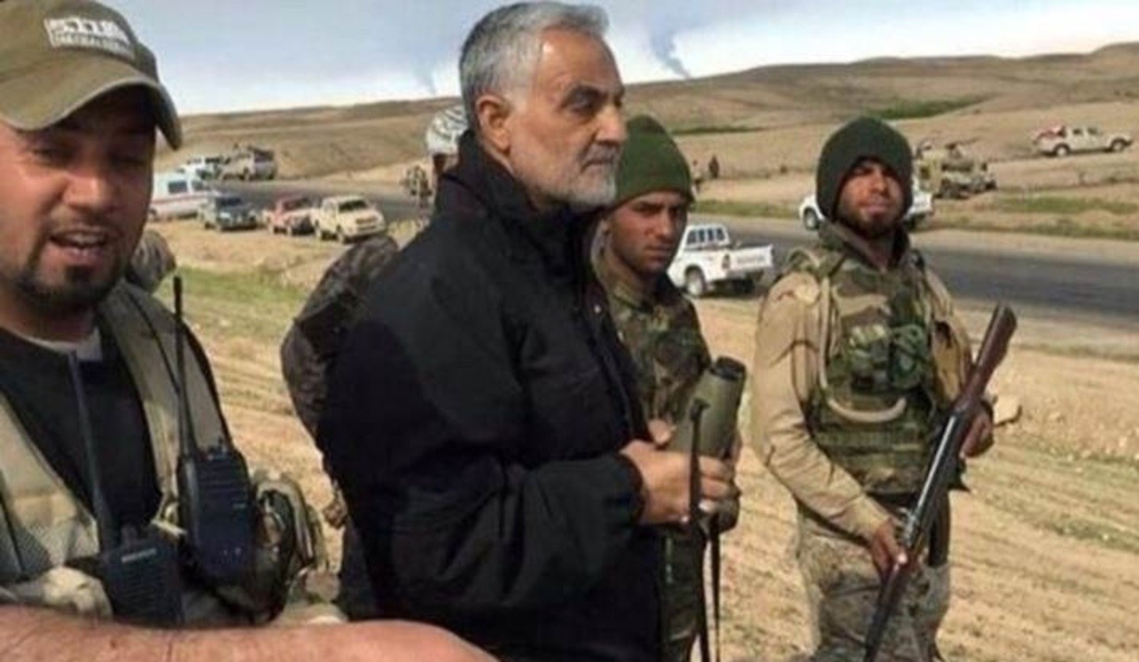 حاج قاسم فرمانده لشکر بین الملل اسلامی