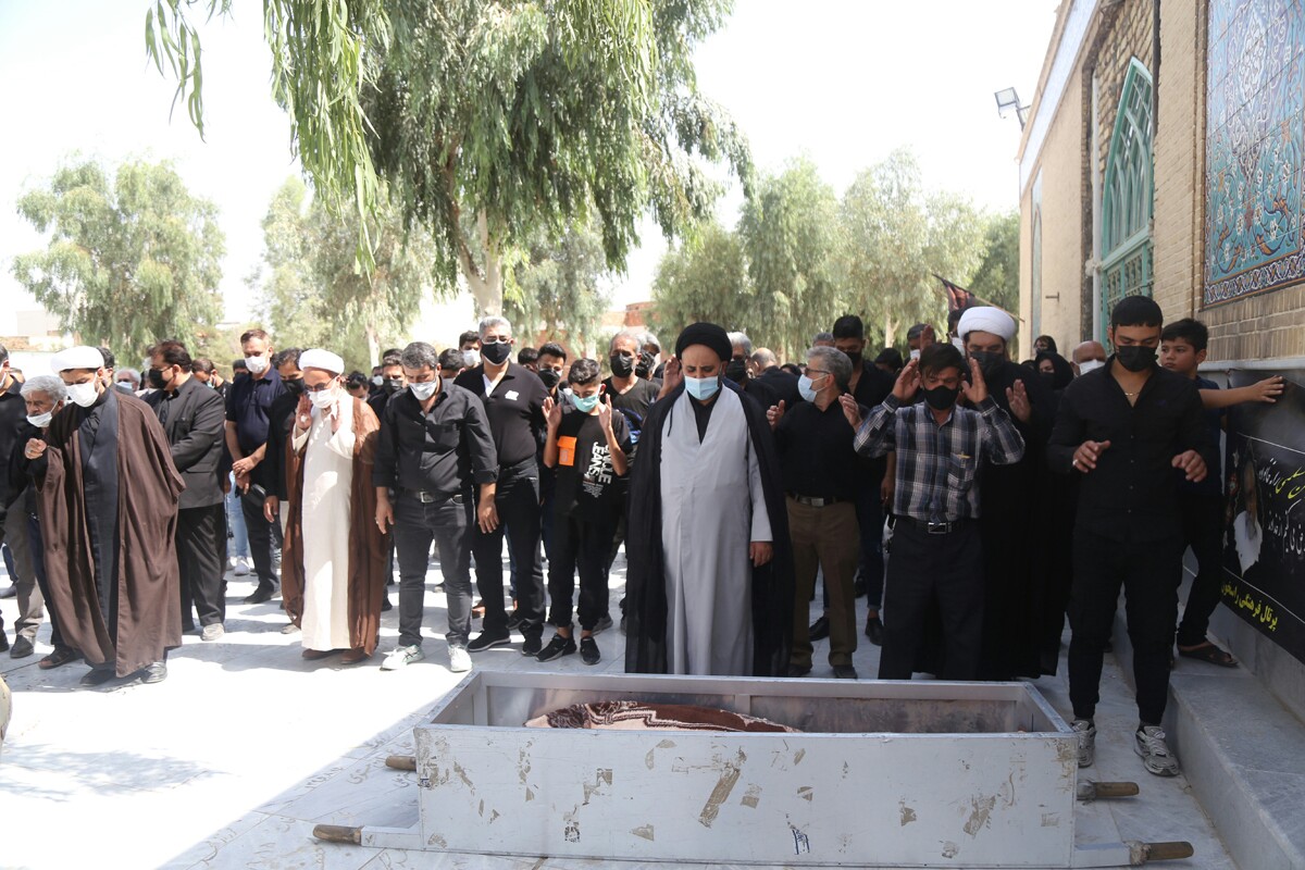 مرد آرام و مهربان معاونت فرهنگی اوقاف میهمان و مجاور همیشگی امامزاده سید علی علیه السلام شد