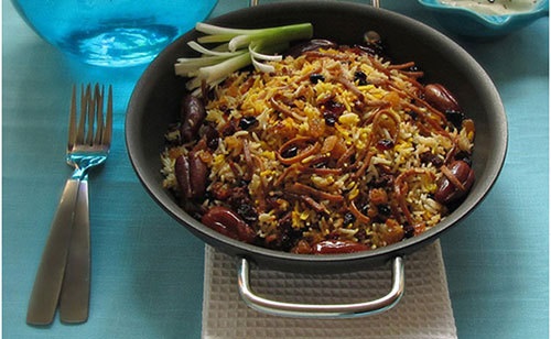 دستور تهیه انواع قاطی پلو