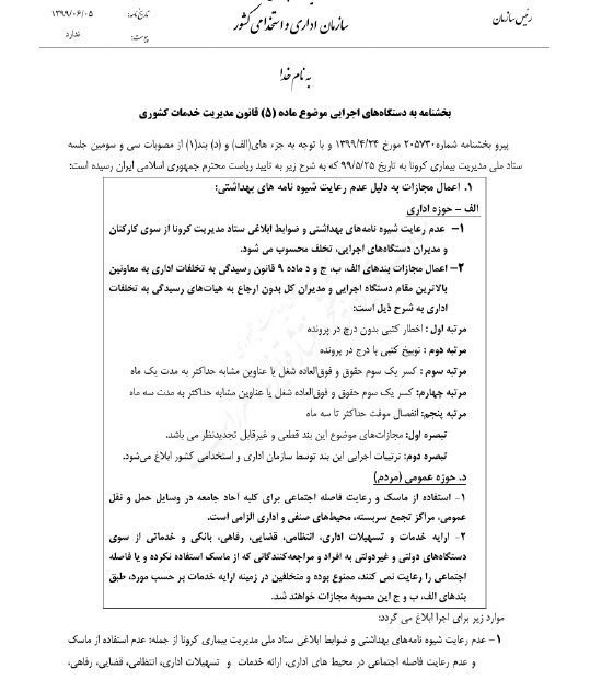 اخبار مربوط به کرونا در ایران و دیگر نقاط جهان