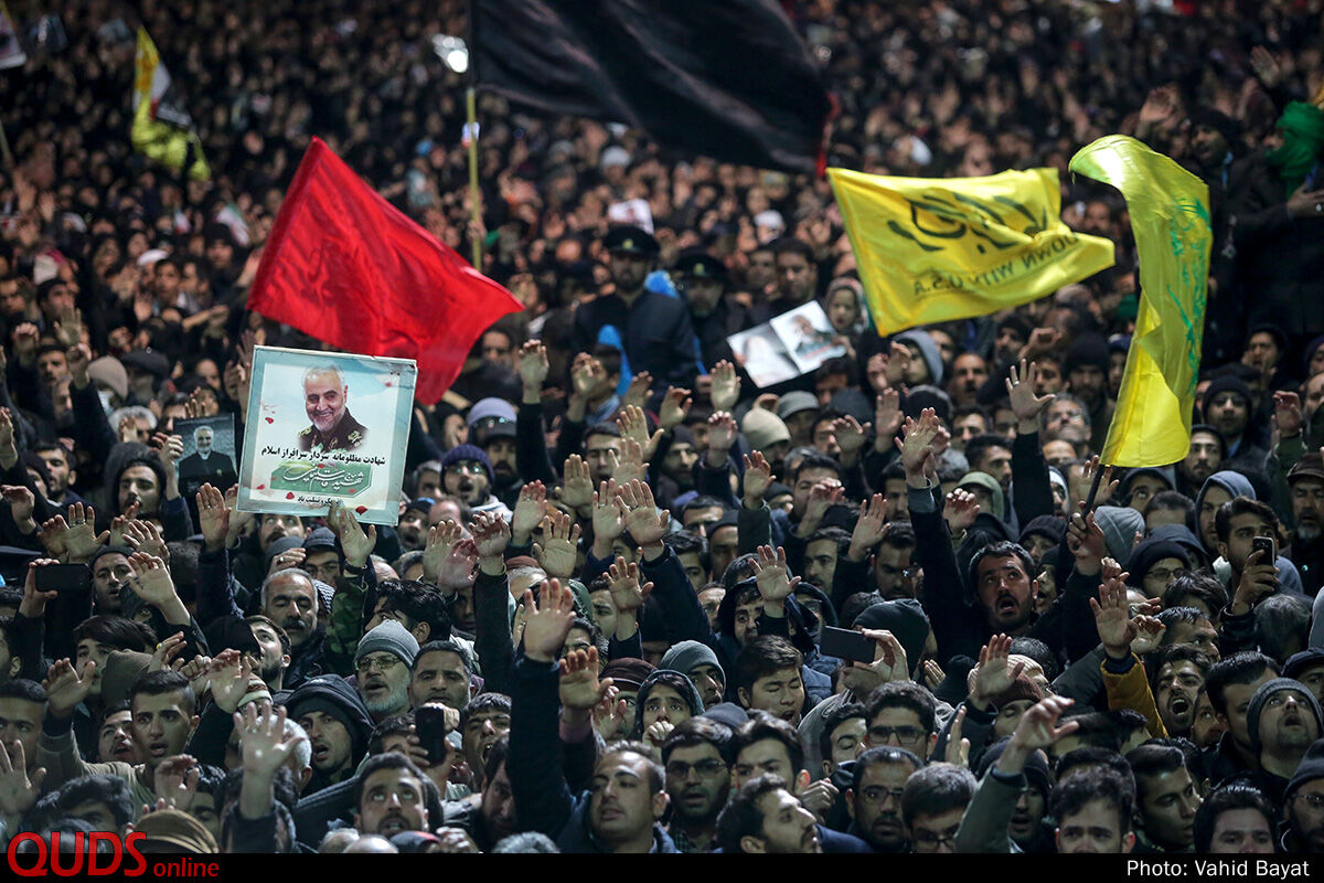 گزارش تصویری حضور میلیونی مشهدی‌ها برای تشییع سرداران مقاومت