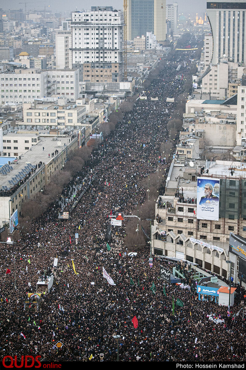 گزارش تصویری حضور میلیونی مشهدی‌ها برای تشییع سرداران مقاومت