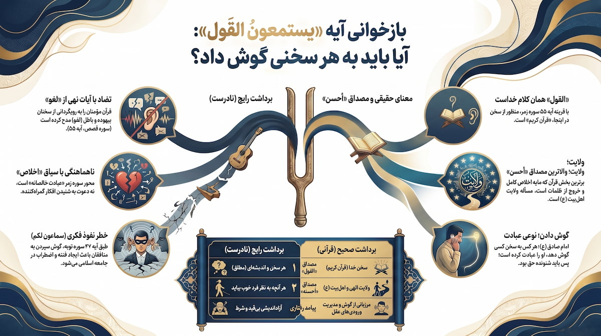 بازنگری در آیه «الذین یستمعون القول فیتبعون احسنه»