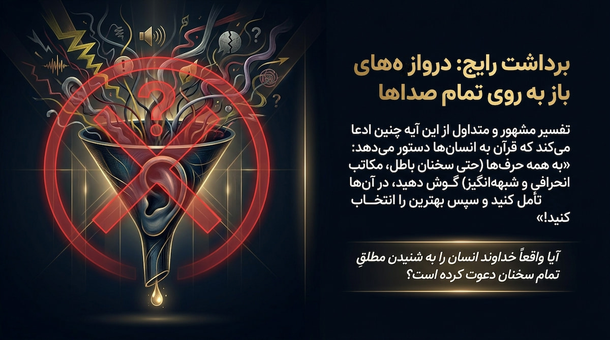 بازنگری در آیه «الذین یستمعون القول فیتبعون احسنه»