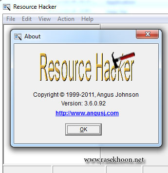 ویرایش سورس فایل های اجرایی با 3Resource Hacker 4.2.3