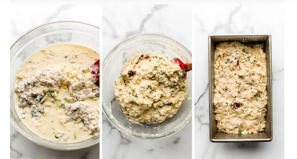 دستور پخت نان پنیر و گوجه فرنگی خشک شده