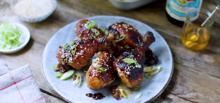 طرز تهیه چیکن شارسیو یا همان مرغ لعاب دار آسیایی شیرین