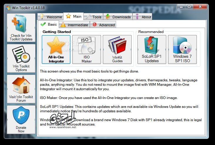 Win Toolkit 1.4.43.1 + DISM - سفارشی کردن ویندوز 7 و 8
