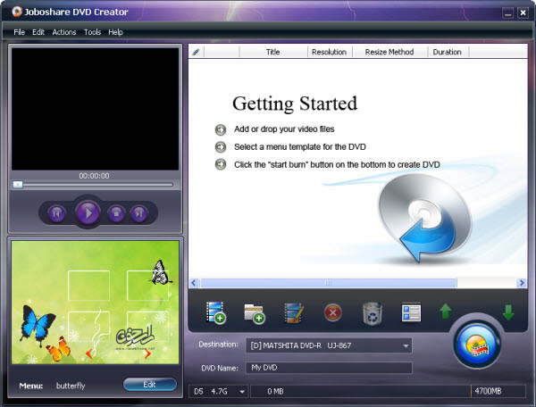 ساخت و رایت دی وی دی با Joboshare DVD Creator 3.4.7.0311 ساخت و رایت دی وی دی با Joboshare DVD Creator 3.4.7.0311