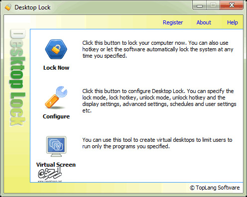 قفل خودکار دسکتاپ توسط Desktop Lock Business Edition 7.3.1