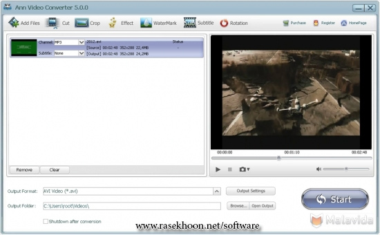 مبدل فایل های ویدیویی Ann Video Converter 5.0.0 مبدل فایل های ویدیویی Ann Video Converter 5.0.0
