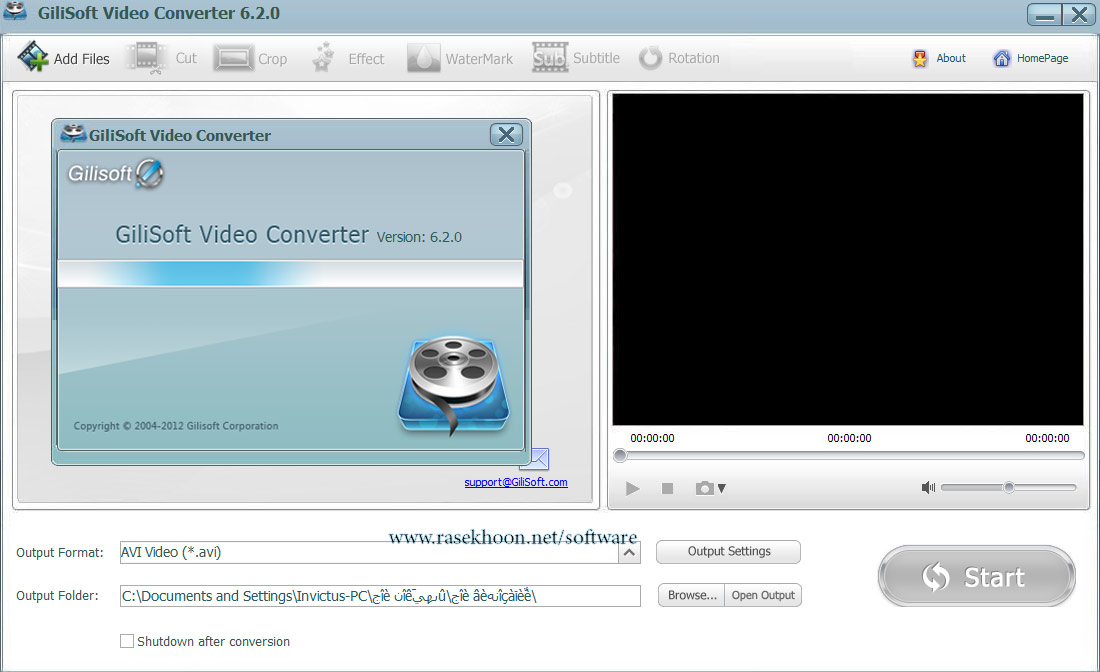 تبدیل فرمت فیلم با GiliSoft Video Converter 10.0.0 
