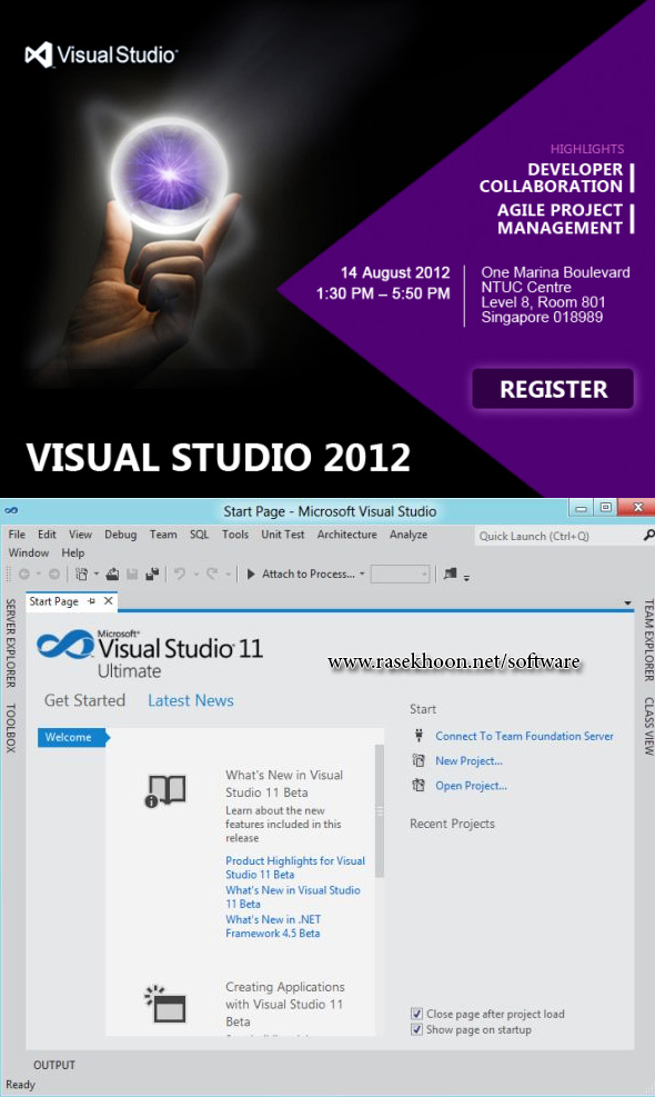 ویژوال استودیو 2012 با Microsoft Visual Studio Ultimate 2012 x86 RTM ویژوال استودیو 2012 با Microsoft Visual Studio Ultimate 2012 x86 RTM