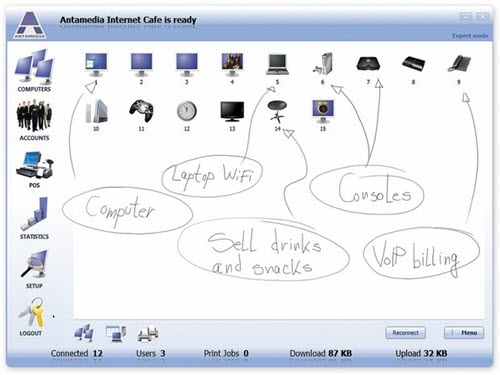 مدیریت کافی نت Antamedia Internet Cafe Software 7.5.3 Final مدیریت کافی نت Antamedia Internet Cafe Software 7.5.3 Final