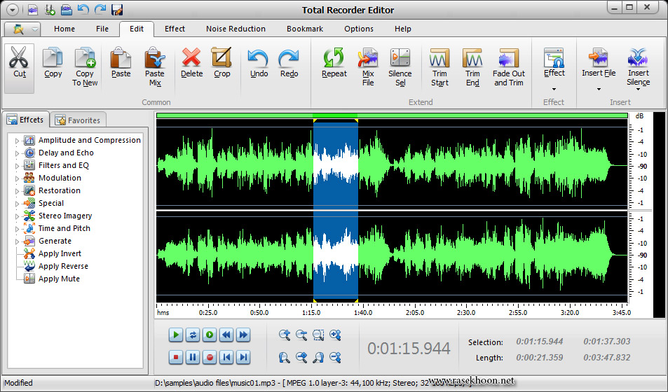 ضبط و ویرایش صدا با Total Recorder Editor Pro v14.8.1 ضبط و ویرایش صدا با Total Recorder Editor Pro v14.8.1