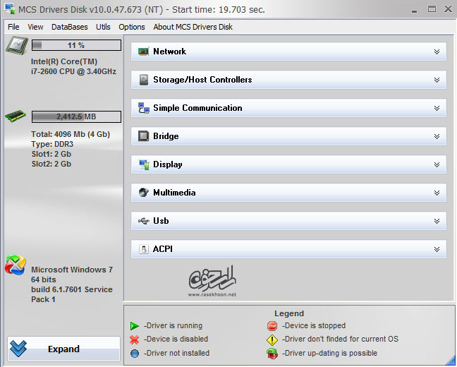 مجموعه کامل درایورهای مختلف با MCS Drivers Disk v10.3.51.853 x86/x64