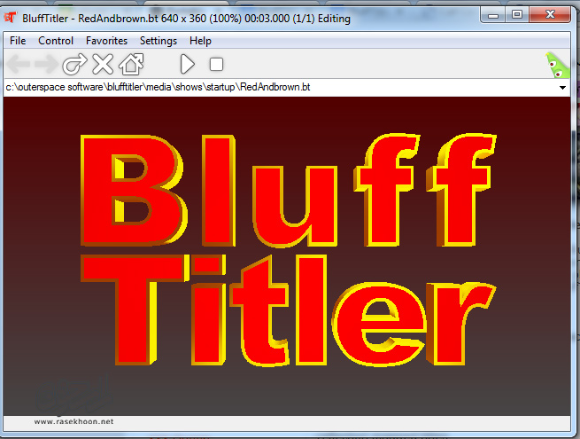 ساخت نوشته های زیبای سه بعدی با Portable BluffTitler DX9 8.6.0.0