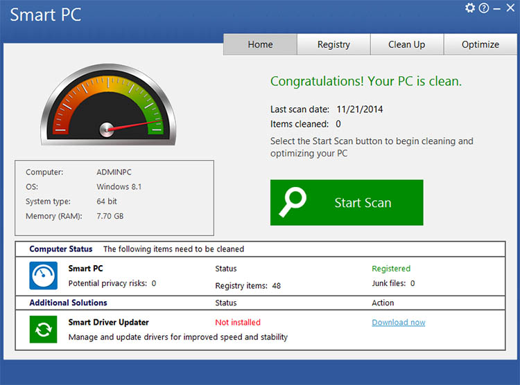 عیب یابی و بهینه سازی سیستم Smart PC v6.0