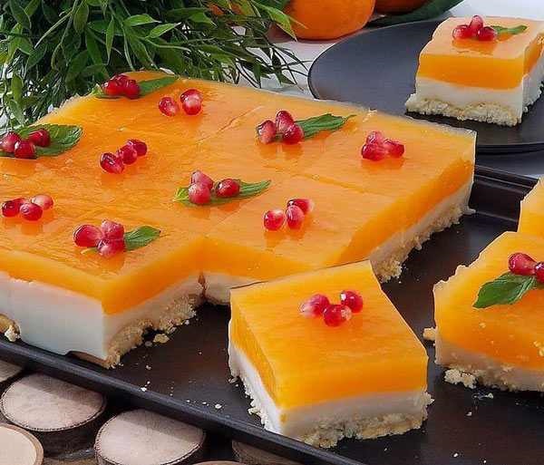 دستور تهیه انواع دسر با نارنگی