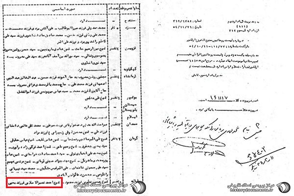 میرزا احمد نصیرالاسلامی میرزا احمد نصیرالاسلامی